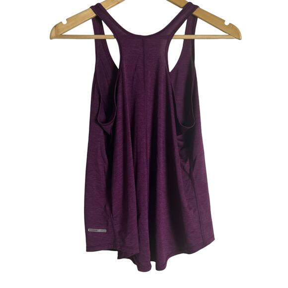 Prana Purple Sleeveless Scoop Neck Racerback High Low Tank Top Size S - Picture 5 of 7